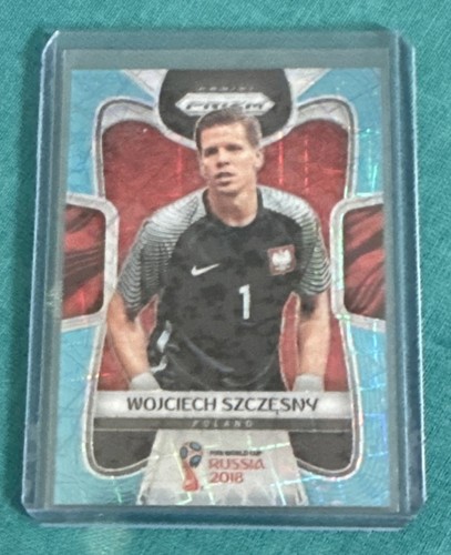 Wojciech Szczesny 2018 Panini Prizm World Cup Light Blue Lazer /125