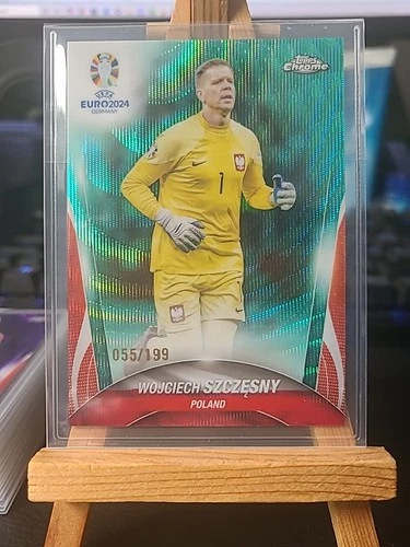 Wojciech Szczesny 2024 Topps Chrome UEFA EURO 055/199
