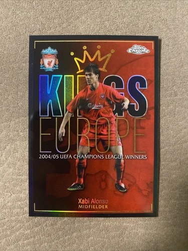 Xabi Alonso 2023 Topps Chrome Black /10