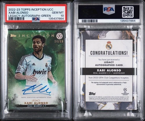 Xabi Alonso 2022 Topps Inception Green /99