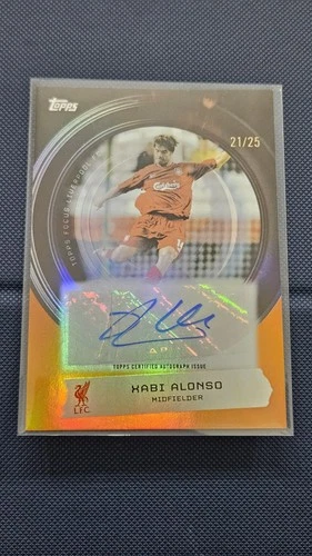 Xabi Alonso 2025 Topps Liverpool Focus /25
