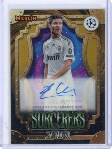 Xabi Alonso 2023 Topps Merlin Chrome Gold /50
