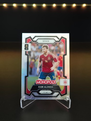 Xabi Alonso 2026 Panini Monopoly Prizm FIFA World Cup Soccer Silver Prizm