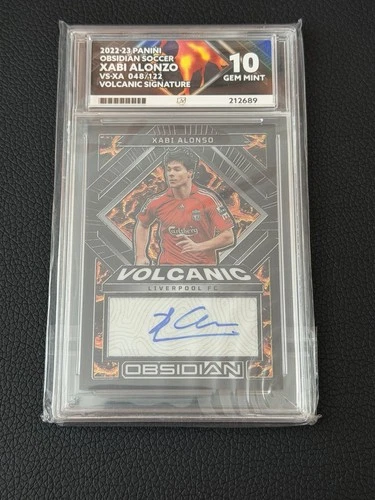 Xabi Alonso 2022 Panini Obsidian Volcanic /122