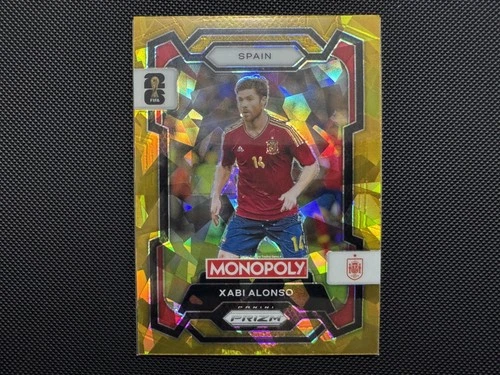 Xabi Alonso 2026 Panini Prizm Gold Cracked Ice