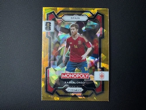 Xabi Alonso 2026 Panini Prizm Gold Cracked Ice #40