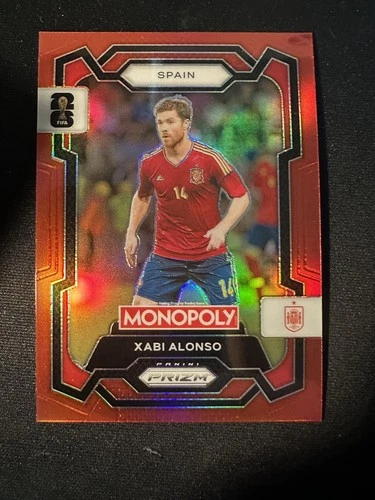 Xabi Alonso 2026 Panini Prizm Red Prizm Refractor #40