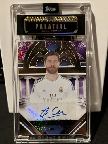 Xabi Alonso 2024 Topps Real Madrid Palatial Purple /15