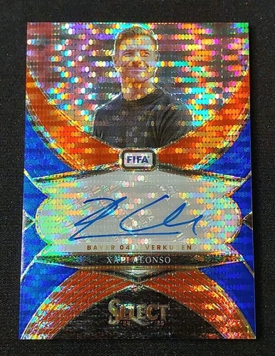 Xabi Alonso 2024 Panini Select Blue Pulsar
