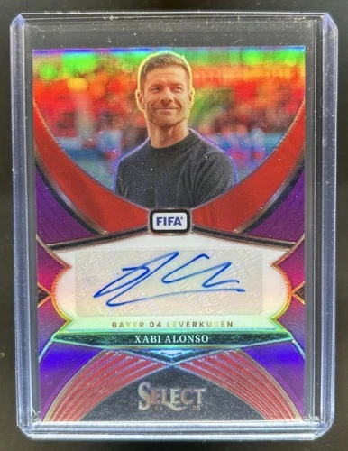 Xabi Alonso 2024 Panini Select Purple Prizm /49