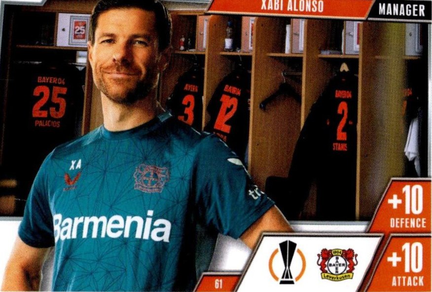 Xabi Alonso 2023 Topps Match Attax UEFA Club Competitions Extra