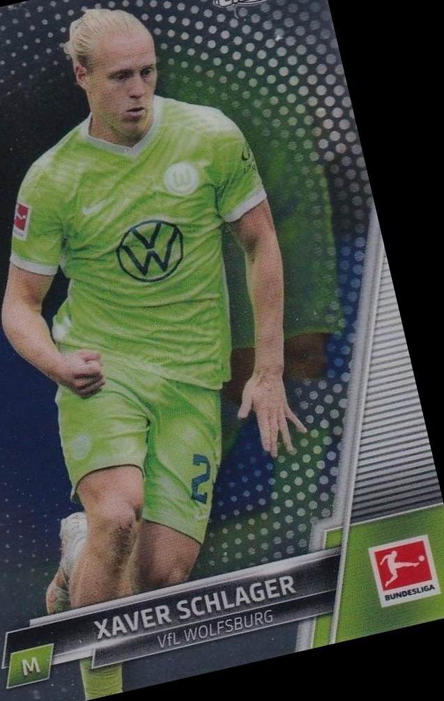 Xaver Schlager 2021 Topps Chrome Bundesliga 95