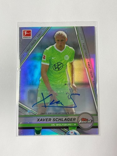 Xaver Schlager 2021 Topps Finest /56