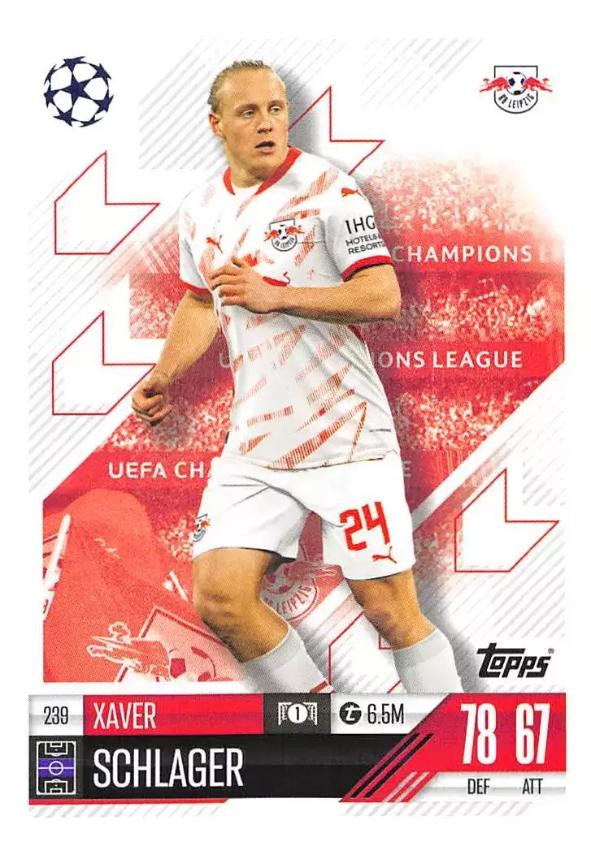 Xaver Schlager 2024 Topps Match Attax UEFA Club Competitions