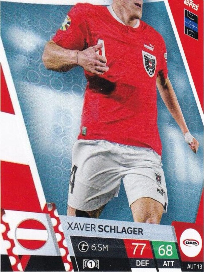 Xaver Schlager 2024 Topps Match Attax UEFA EURO