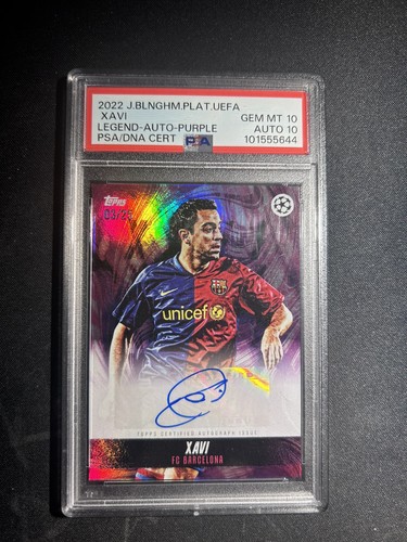 Xavi Hernandez 2022 Topps Bellingham Platinum Purple /25