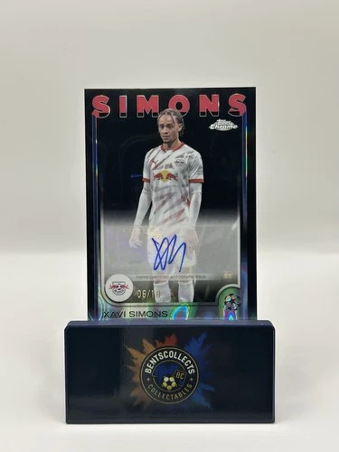 Xavi Simons 2024 Topps Chrome Black /10