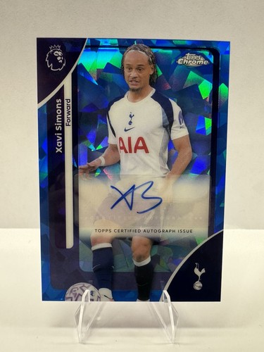Xavi Simons 2026 Topps Chrome Blue