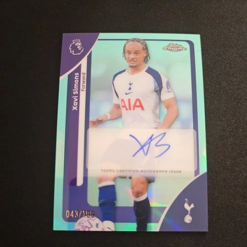 Xavi Simons 2026 Topps Chrome Chrome /199