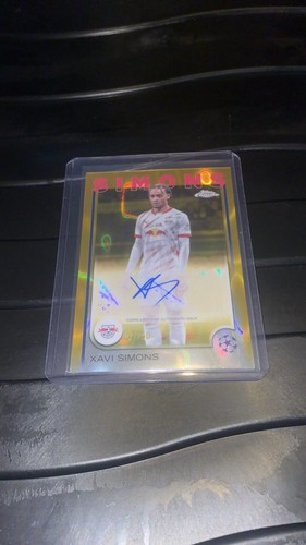 Xavi Simons 2024 Topps Chrome Gold /50