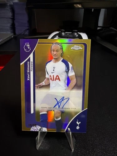 Xavi Simons 2026 Topps Chrome Gold /50