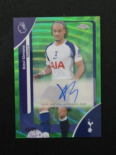 Xavi Simons 2025 Topps Chrome Green /99