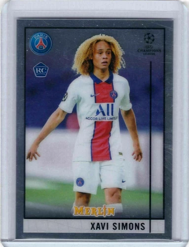 Xavi Simons 2021 Topps Chrome Merlin