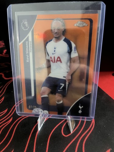 Xavi Simons 2025 Topps Chrome Orange /25
