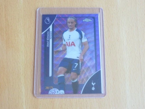 Xavi Simons 2025 Topps Chrome Premier League /75