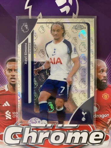 Xavi Simons 2026 Topps Chrome Premier League Logo Refractor