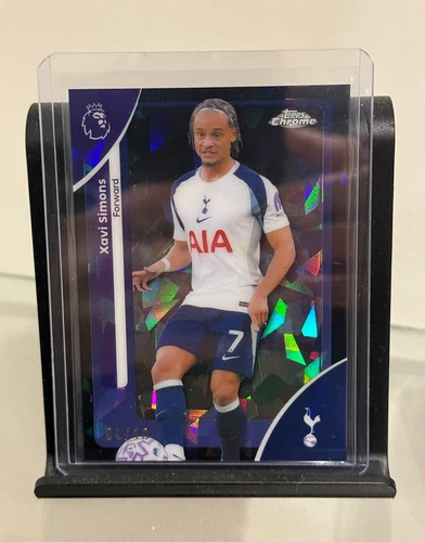 Xavi Simons 2026 Topps Chrome Premier League Sapphire /10