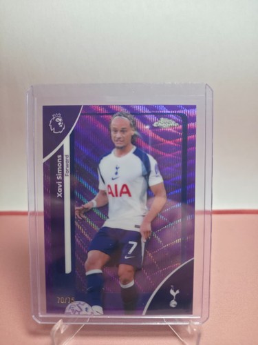 Xavi Simons 2025 Topps Chrome Purple 70/75
