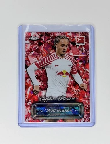 Xavi Simons 2024 Topps Chrome Red /5