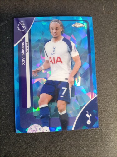 Xavi Simons 2025 Topps Chrome Sapphire