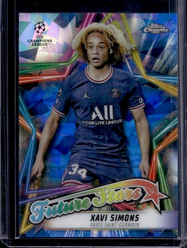 Xavi Simons 2021 Topps Chrome Sapphire