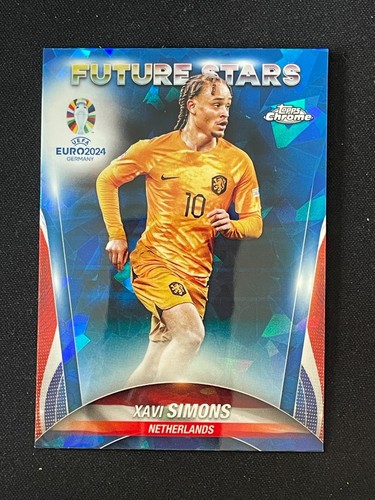 Xavi Simons 2024 Topps Chrome Sapphire