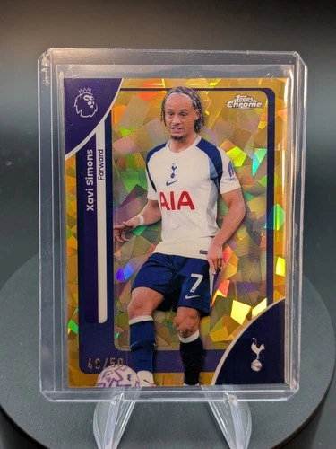 Xavi Simons 2025 Topps Chrome Sapphire /50