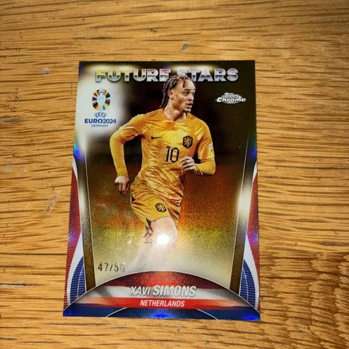 Xavi Simons 2024 Topps Chrome Sapphire /50