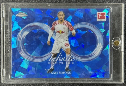 Xavi Simons 2024 Topps Chrome Sapphire