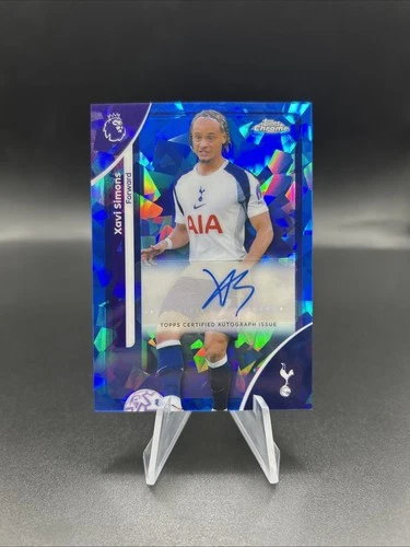 Xavi Simons 2025 Topps Chrome Sapphire