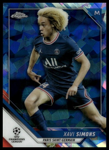 Xavi Simons 2021 Topps Chrome Sapphire Edition