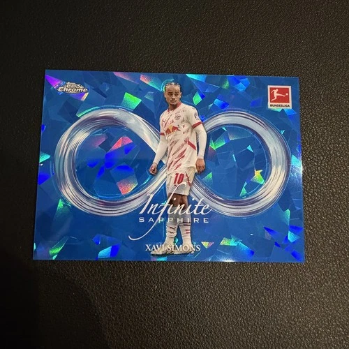 Xavi Simons 2024 Topps Chrome Sapphire Infinite