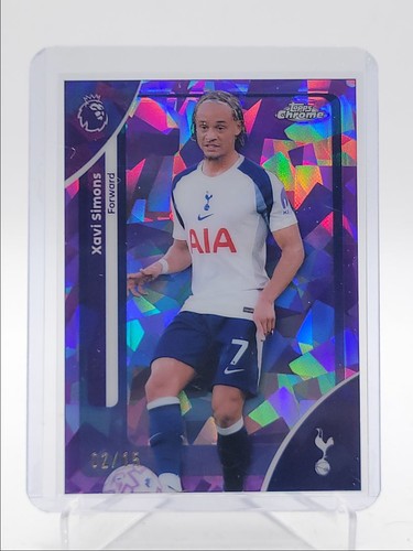 Xavi Simons 2026 Topps Chrome Sapphire Purple /15