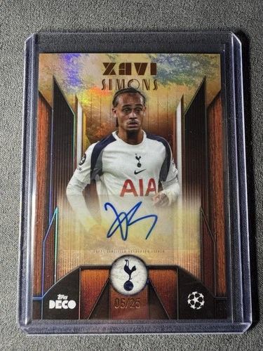 Xavi Simons 2025 Topps Deco /25