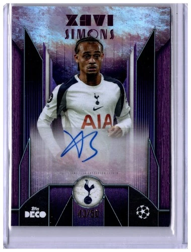 Xavi Simons 2025 Topps DECO /50