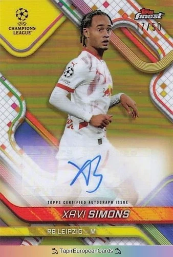 Xavi Simons 2024 Topps Finest /50