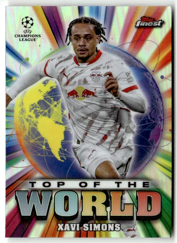 Xavi Simons 2025 Topps Finest Champions League Refractor