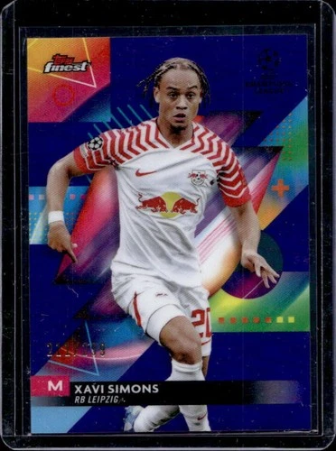 Xavi Simons 2024 Panini Finest Purple Refractor /299