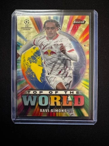 Xavi Simons 2024 Topps Finest SuperFractor /1