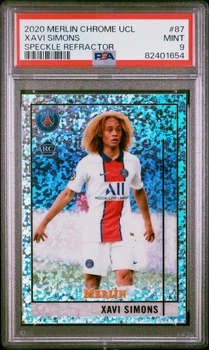 Xavi Simons 2020 Topps Merlin Chrome 148/150